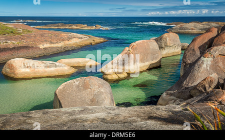 Elephant Rocks, William Bay National Park, Australia occidentale, Australia Foto Stock