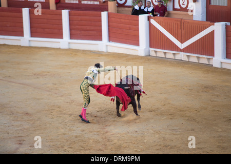 La corrida in Gijon, Spagna Foto Stock