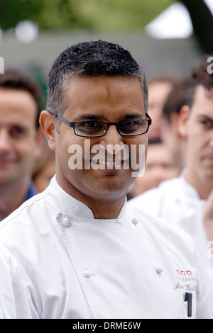 Base a Londra chef e proprietario del ristorante Benares in Mayfair fornitura ATUL Kochhar Foto Stock