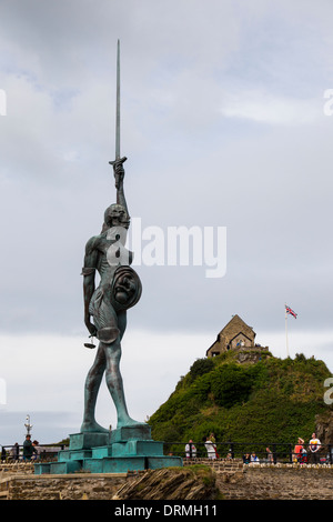 Damien Hirst Verity statua Ilfracombe Foto Stock