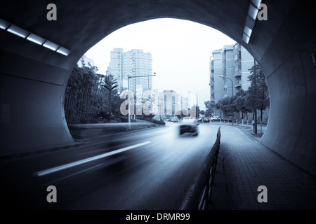 uscita del tunnel Foto Stock