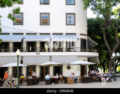 Funchal Madeira il Golden Gate Grand cafe Foto Stock