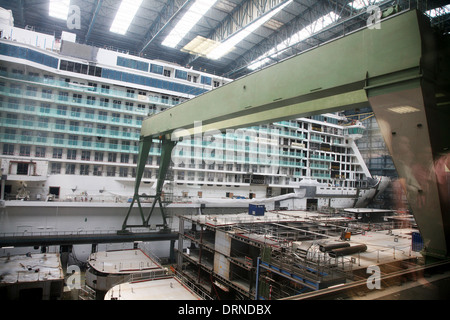 La costruzione navale in Germania Foto Stock