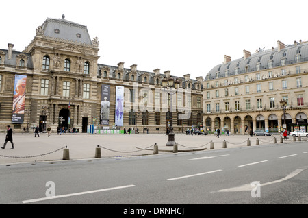 Hotel du Louvre a Palais-Royal, rue Saint Honore , Parigi, Francia. Foto Stock