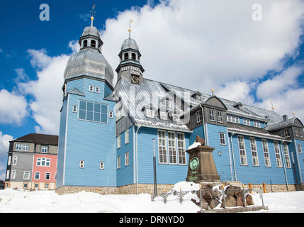 Chiesa di mercato, clausthal, clausthal-zellerfeld, Goslar distretto, Bassa Sassonia, Germania Foto Stock