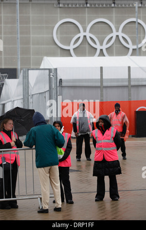 Londra 2012 giochi olimpici la sicurezza Foto Stock