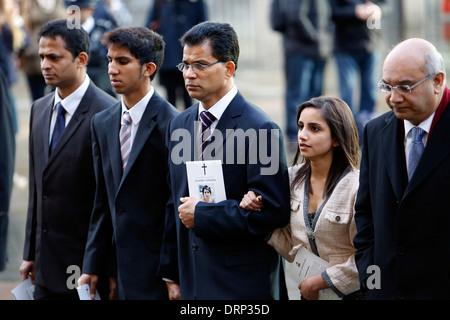 Servizio di ringraziamento fine infermiera Jacintha Saldanha Foto Stock