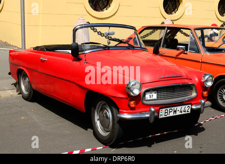 Veicoli Oldtimer parade Szeged Ungheria estate 2013 Foto Stock