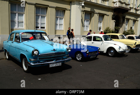 Veicoli Oldtimer parade Szeged Ungheria estate 2013 Foto Stock