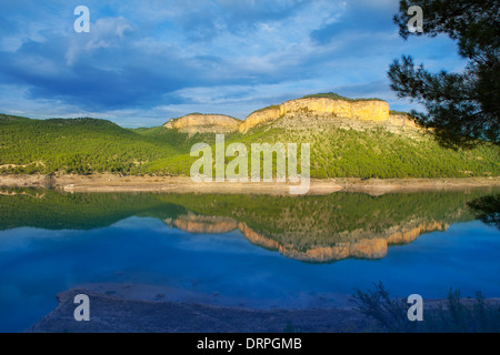 Embalse Arenos in Puebla de arenoso Castellon fiume Mijares Spagna Foto Stock