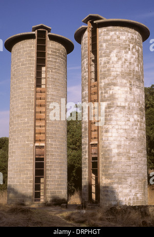 Silos, Jack London State Historic Park, California Foto Stock