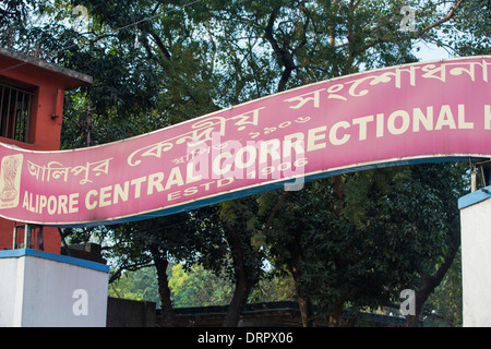 Alipore prigione a Calcutta, India, costruita dagli Inglesi a tenere prigionieri politcal durante il periodo della dominazione britannica in India. Foto Stock