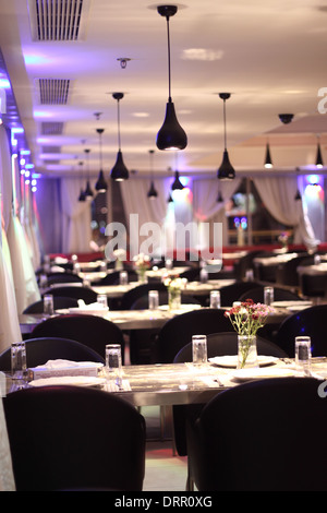 Sala da pranzo. Foto Stock