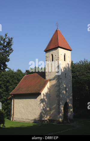 Chiesa cattolica romana della Santissima Trinità, Velemer, Orseg, Ungheria Foto Stock