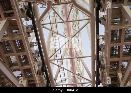 Il Melbourne Star ruota gigante nella città del litorale precinct nell'area dei Docklands di Melbourne ha aperto 23/12/2013 Foto Stock