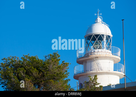 Cabo de San Antonio Capo Faro in Denia Javea di Alicante in Spagna mediterranea Foto Stock