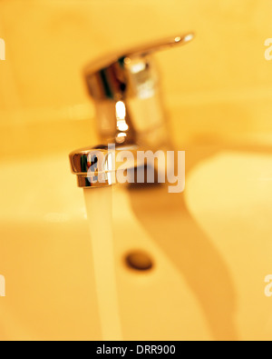 Close-up di esecuzione di toccare Foto Stock