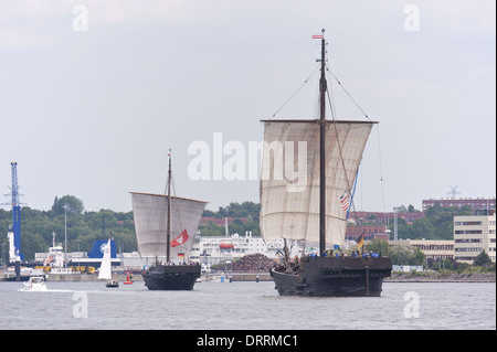 Cog incontro a Kiel, Germania, Pentecoste 2011 Foto Stock