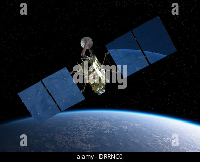 Moderni satellitari di navigazione Foto Stock