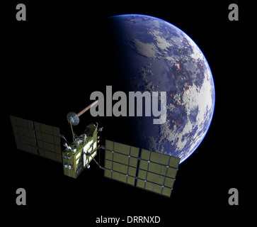 Moderni satellitari di navigazione Foto Stock