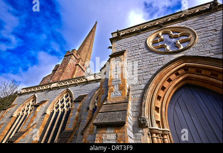 La Chiesa di Santa Maria in Bridgwater, Somerset, Inghilterra fu costruito nel XIII secolo Foto Stock