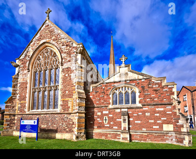 La Chiesa di Santa Maria in Bridgwater, Somerset, Inghilterra fu costruito nel XIII secolo Foto Stock