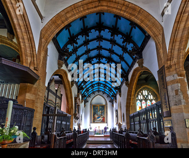 La Chiesa di Santa Maria in Bridgwater, Somerset, Inghilterra fu costruito nel XIII secolo Foto Stock