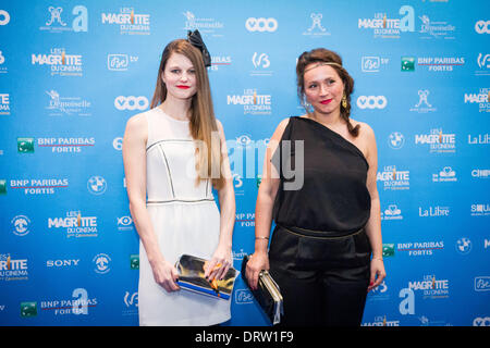 Bruxelles, Belgio. Il 1° febbraio 2014. 4° cerimonia di Magritte celebra il meglio del belga industria cinematografica. © Aurore Belot/NurPhoto/ZUMAPRESS.com/Alamy Live News Foto Stock