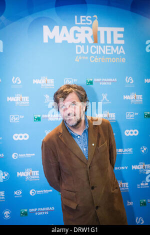 Bruxelles, Belgio. Il 1° febbraio 2014. Il direttore Emir Kusturica al 4° cerimonia di Magritte celebra il meglio del belga industria cinematografica. © Aurore Belot/NurPhoto/ZUMAPRESS.com/Alamy Live News Foto Stock