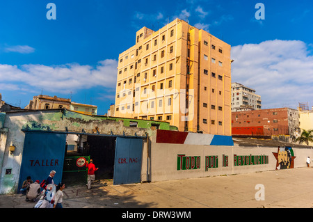 Todo por la Revolucion, sulla parete,l'Avana, Cuba, Caraibi Foto Stock