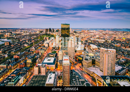 Boston, Massachusetts skyline Foto Stock