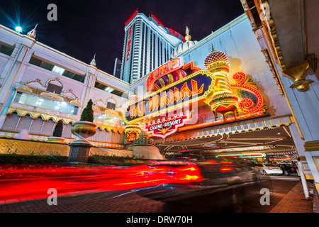 Taj Mahal casino di Atlantic City, New Jersey, USA. Foto Stock