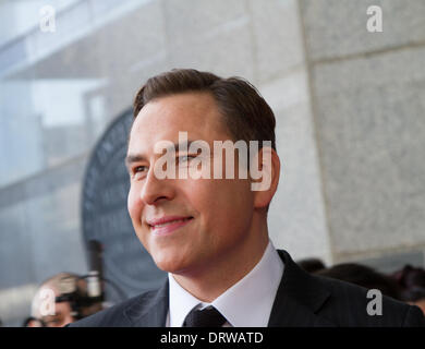 Birmingham, Regno Unito. 2° febbraio 2014. Britains Got Talent Auditions all'ICC a Birmingham Regno Unito celebrità Credito: Steven roe/Alamy Live News Foto Stock