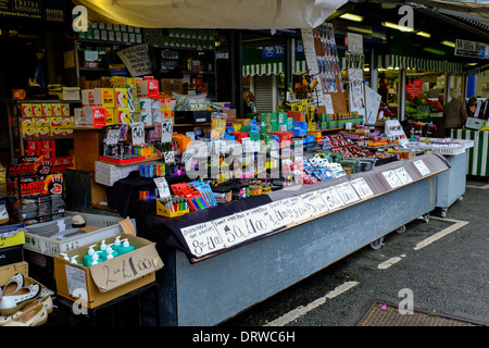 Mercato Bury Lancashire/Greater Manchester Inghilterra England Regno Unito. Foto Stock