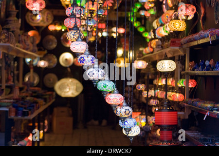 Casa unico mosaico artigianale lampade Foto Stock