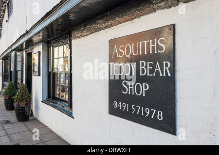 Asquith il Teddy Bear Shop, New Street, Henley on Thames, Oxfordhsire, Inghilterra, GB, UK. Foto Stock