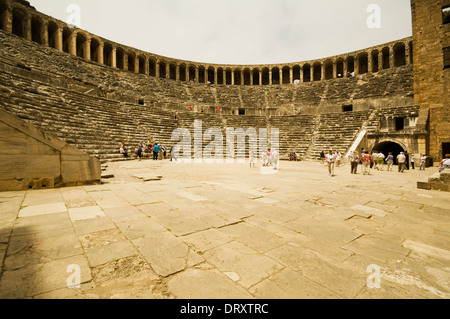 ASIA, la Turchia, il Mediterraneo occidentale, Aspendos, il teatro (61 - 80 AD, capacità 15.000) Foto Stock