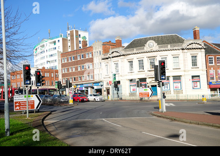 Trent Bridge Junction Nottingham, Inghilterra, Regno Unito. Foto Stock