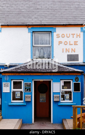 Il polo sud Inn, di proprietà di Tom Crean, in Anascaul nella Contea di Kerry, Irlanda Foto Stock