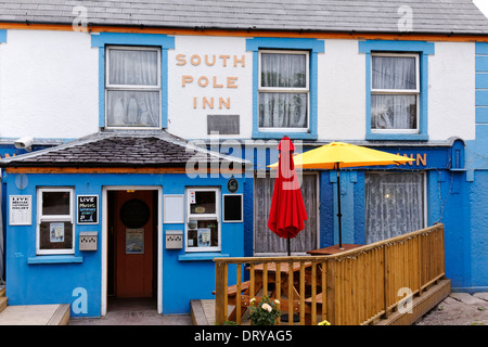 Il polo sud Inn, di proprietà di Tom Crean, in Anascaul nella Contea di Kerry, Irlanda Foto Stock