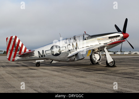 North American P-51C Mustang Foto Stock