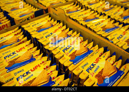 Germania: Leibniz PICK UP-biscotti di Bahlsen Foto Stock