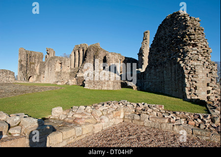 Le imponenti rovine del Castello di Kildrummy nelle vicinanze Alford, Aberdeenshire, Grampian regione. La Scozia. SCO 9303 Foto Stock