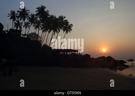 Palolem beach in Goa, India India del Sud foto: pixstory / Alamy Foto Stock