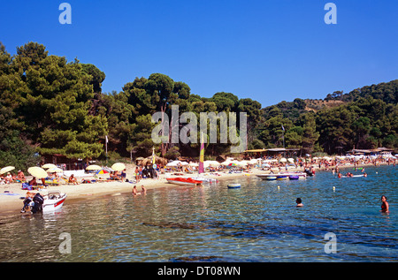 Troulos Beach Skiathos Isole Greche Grecia Hellas Foto Stock