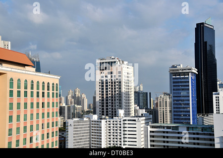Lo skyline della città di Panama Panama Foto Stock