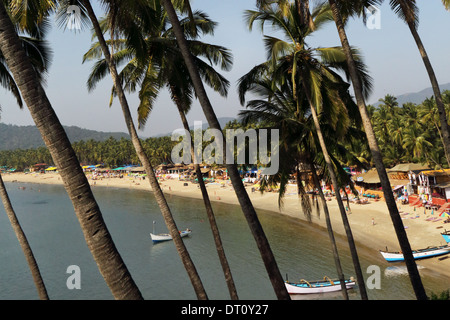 Palolem beach in Goa, India del Sud foto: pixstory / Alamy Foto Stock