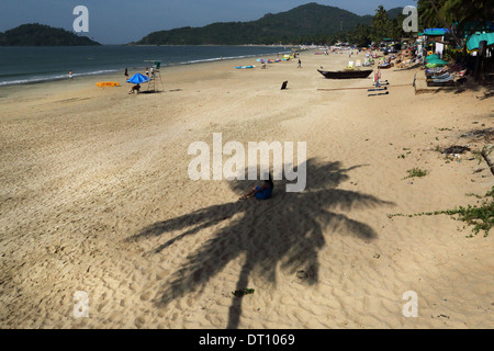 Palolem beach in Goa, India del Sud foto: pixstory / Alamy Foto Stock
