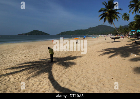 Palolem beach in Goa, India del Sud foto: pixstory / Alamy Foto Stock