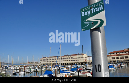 Fort Mason Center di San Francisco Bay Trail, California Foto Stock